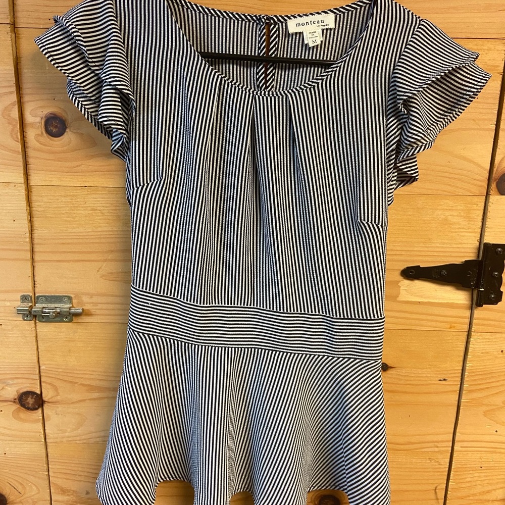Monteau blouse; black; size medium